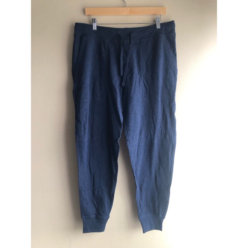 New J.Crew Knit Goods Men Blue Jogger Pants Size  Medium